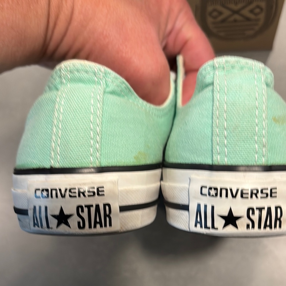 Converse All Star Light Green/Peppermint Canvas Shoes Size 8 women's - Picture 5 of 5